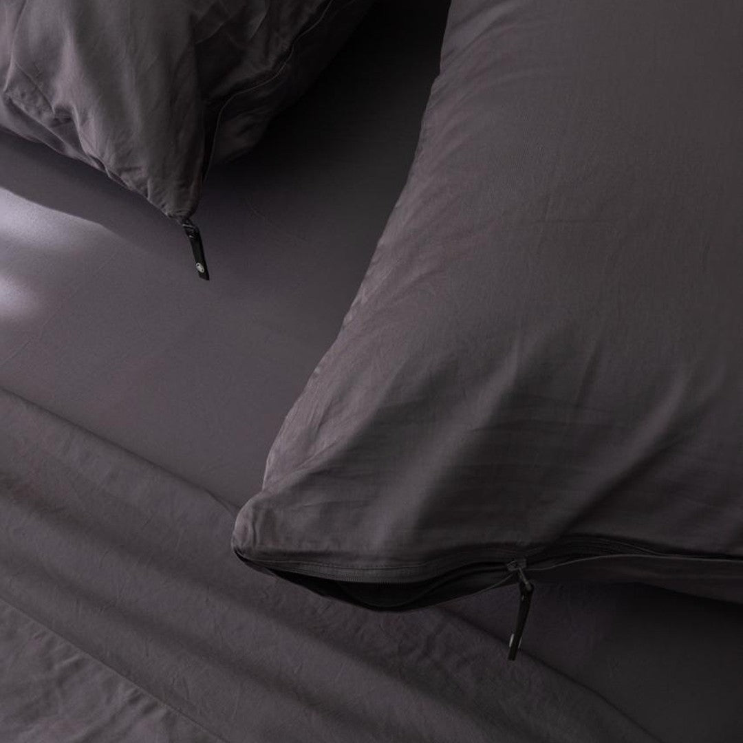 TLC bamboo cotton fabric close-up - soft breathable temperature regulating bedding material